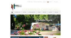 Desktop Screenshot of camping-hall.at